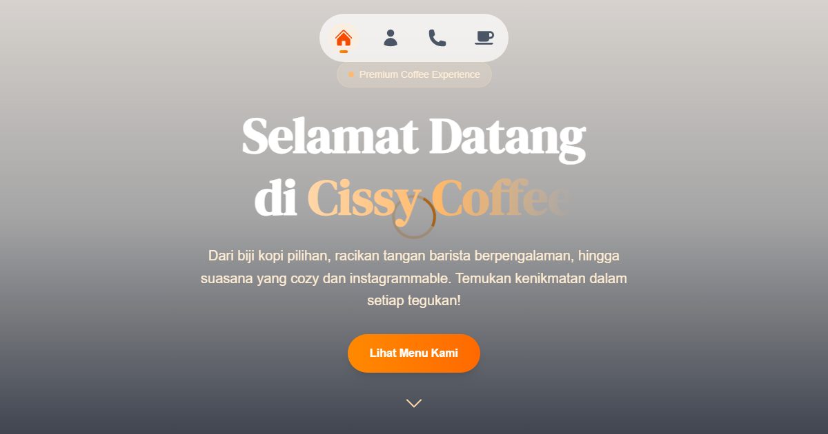Tampilan Cissy Coffee
